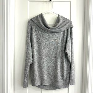 NWOT Express One Eleven Super Soft Cowl Neck Sweater, Gray, Small